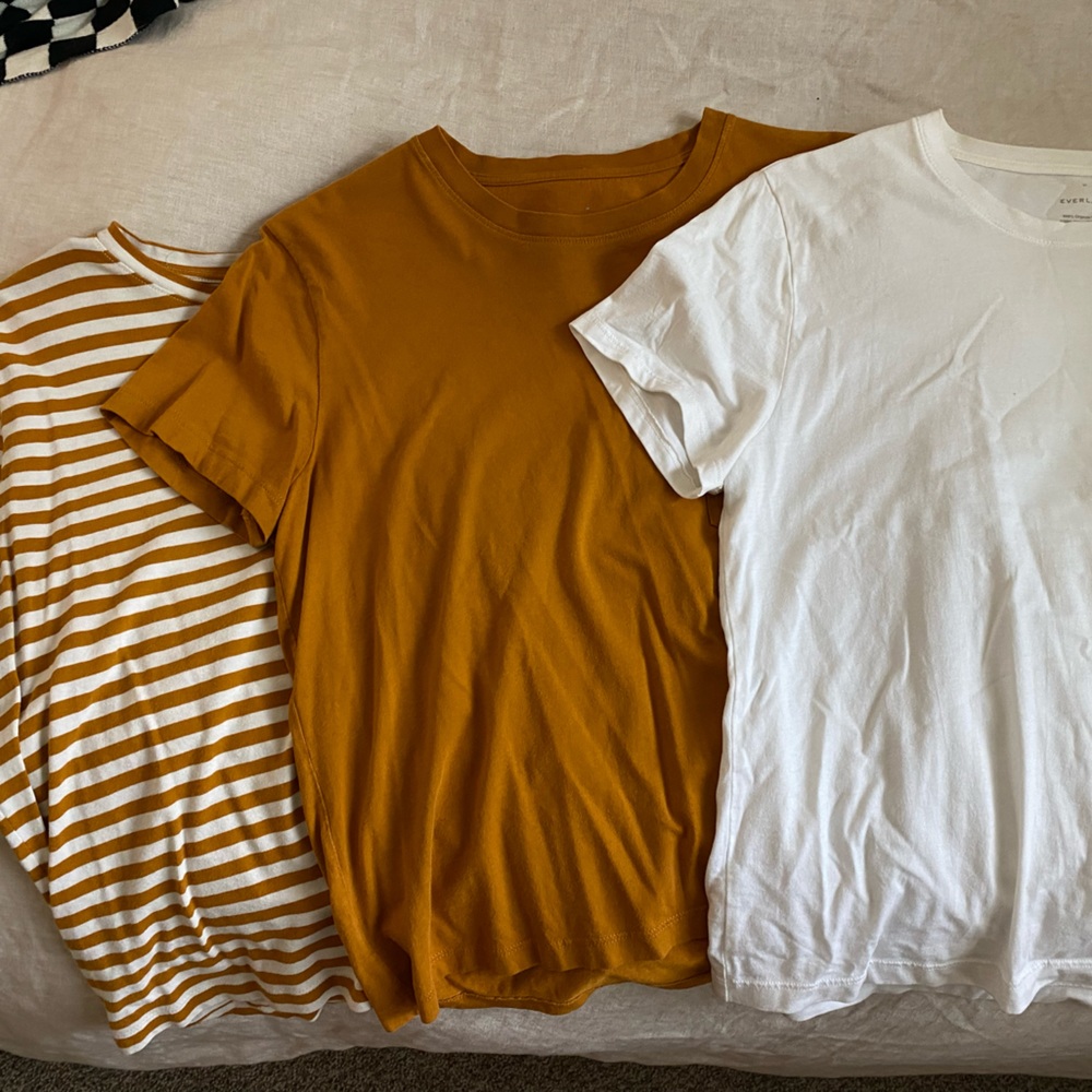 Everlane crew neck tees M